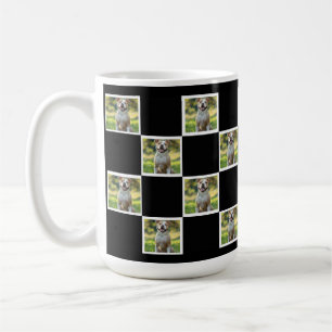 Taza De Café Drinkware de Collage de fotos Mascota personalizad