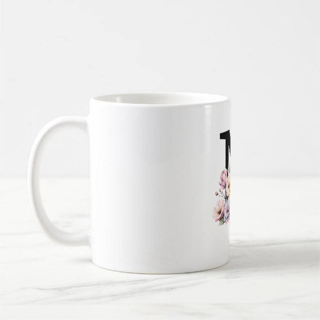 Taza De Café Drinkware de nombre personalizado (Izquierda)
