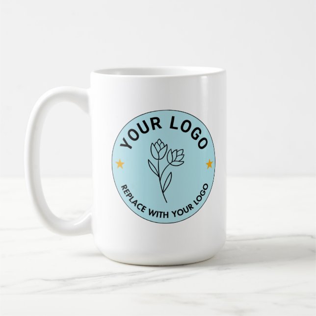 Taza De Café Drinkware empresarial personalizado con dos logoti (Izquierda)