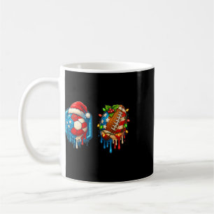 Taza De Café Drip De Fútbol De Navidad Nosotros Bandera Helado