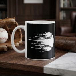Taza De Café Dripping Baseball Design for Bold Sports Fans