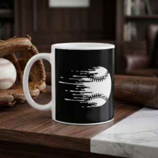 Taza De Café Dripping Baseball Design for Bold Sports Fans