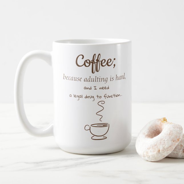 Taza De Café Drogas legales (Con donut)