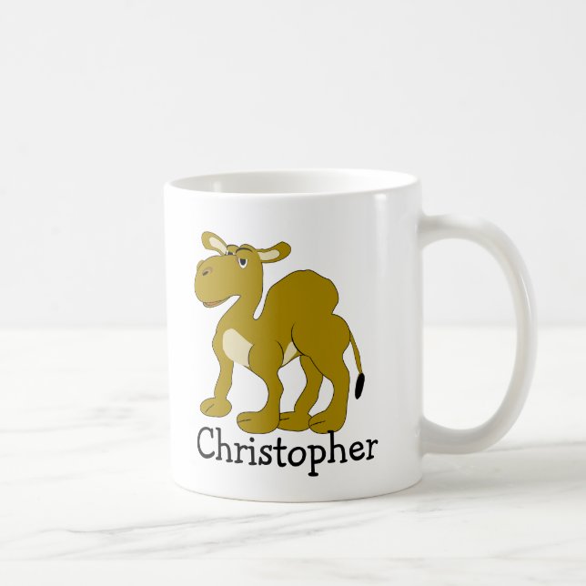 Taza De Café Dromedary Camel Design Personalised (Derecha)