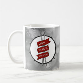 Taza De Café Drummer Boy Christmas Snare Drum Holiday Musician