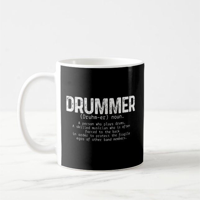 Taza De Café Drummer Definition Drummer Drummer (Izquierda)
