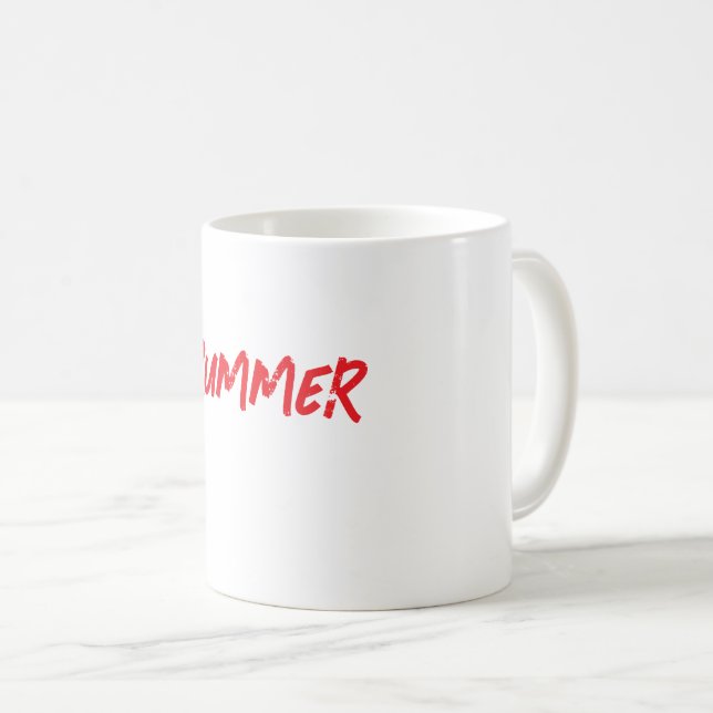 Taza De Café Drummer Mug (Anverso derecho)