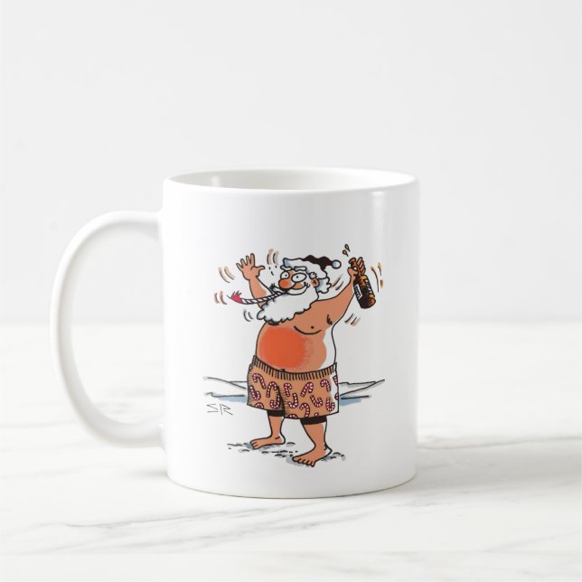 Taza De Café Drunk Santa mug (Izquierda)