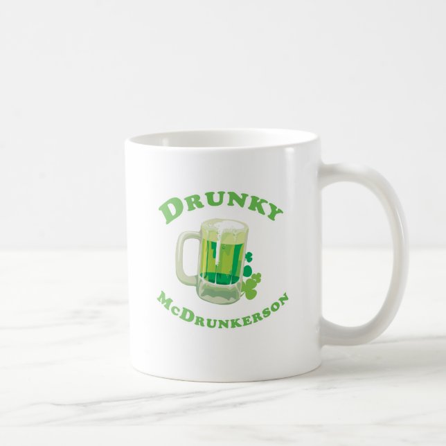 Taza De Café Drunky McDrunkerson (Derecha)