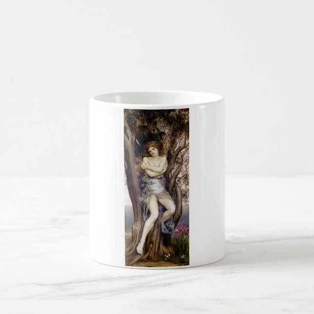 Taza De Café Dryad (Hermoso árbol Nymph) (Mito griego) (Centro)