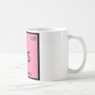 Taza De Café Ds - Tabla periódica de química de dinosaurio Dipl