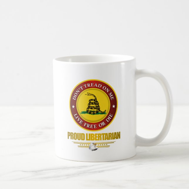 Taza De Café DTOM - Orgulloso Libertario (Derecha)
