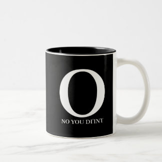 Taza de café dual de la personalidad