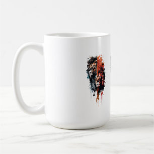 Taza De Café Dualidad de la Corona de Reinado Dividido del Rey 