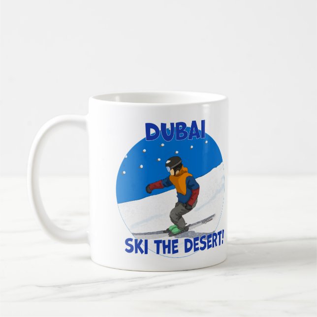 Taza De Café Dubai, esquiar el desierto (Izquierda)