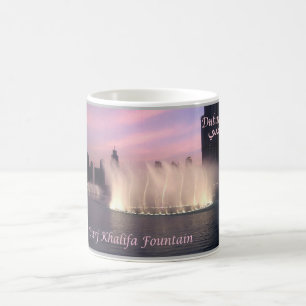Taza De Café Dubai - Fuente Burj Khalifa