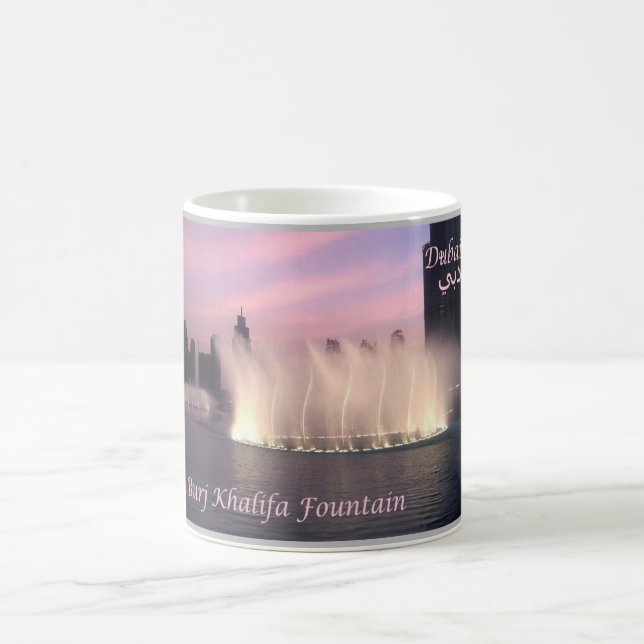 Taza De Café Dubai - Fuente Burj Khalifa (Centro)