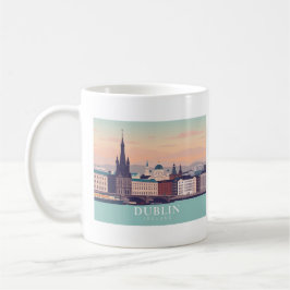 Taza De Café Dublin Ireland Pastel Travel Design