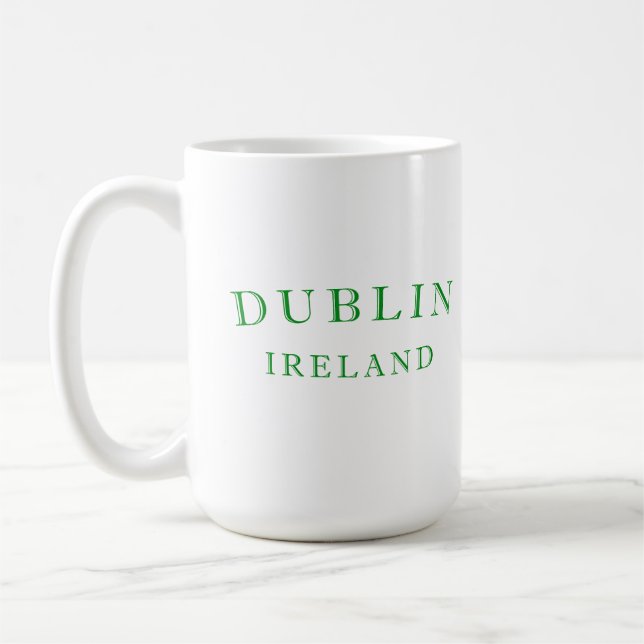 Taza De Café Dublin Irlanda (Izquierda)