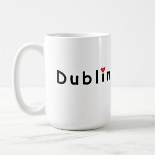 Taza De Café Dublin Irlanda, amo Dublín