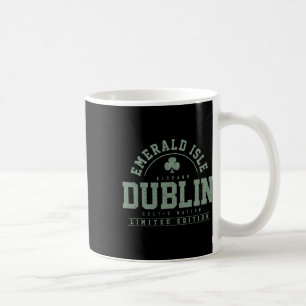 Taza De Café Dublín Irlanda Hoja de Trébol Día de San Patricio