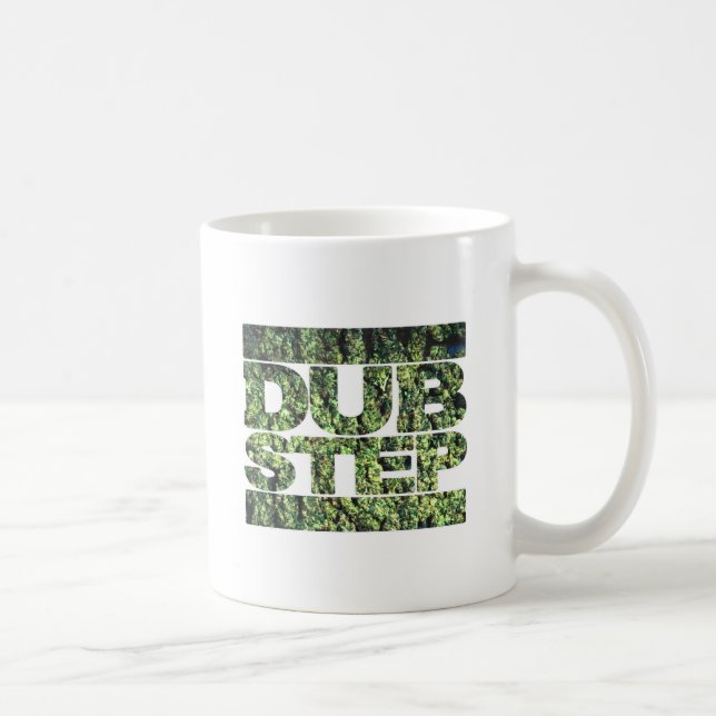 Taza De Café DUBSTEP florece la música de Dubstep (Derecha)