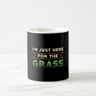 Taza De Café Ducha de jardín estoy aquí para la siembra de césp