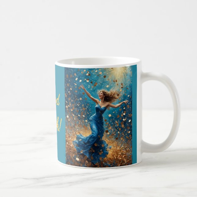 Taza De Café Ducha de la suerte (Derecha)