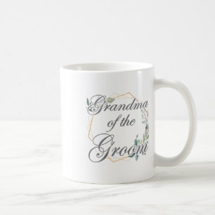 Taza De Café Ducha de novia de boda abuela del novio _