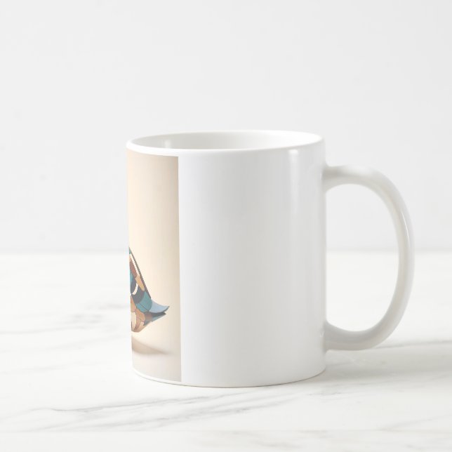Taza De Café Duck Bird Animal Wood Art Print  (Derecha)