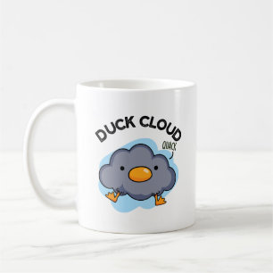 Taza De Café Duck Cloud Funny Weather Pun
