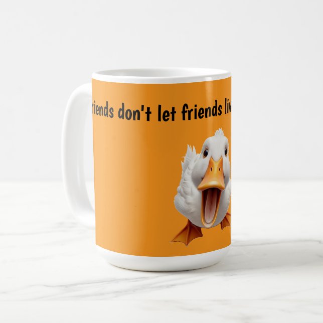 Taza De Café Duck Friends (Anverso izquierdo)