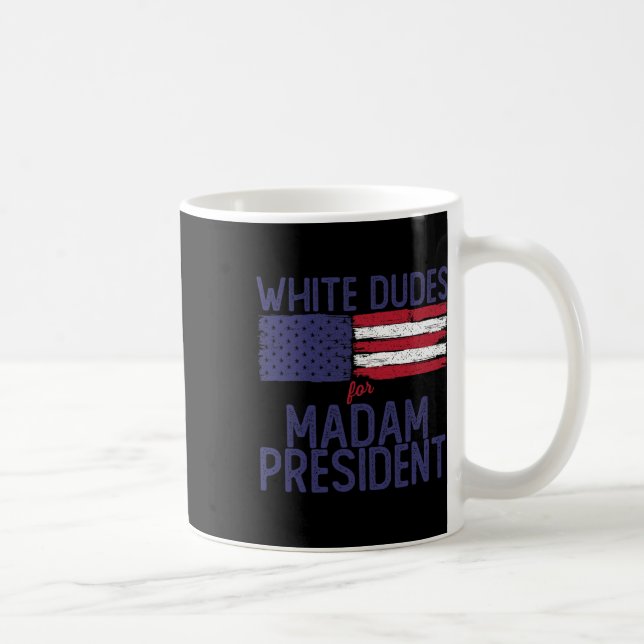 Taza De Café Dudas De La Señora Presidenta Camisetas Kamal Harr (Derecha)