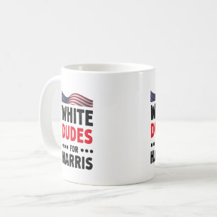 Taza De Café Dudes Blancas Por Regalo De Elecciones Kamala Harr