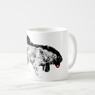Taza De Café Duel de la luna de cosecha