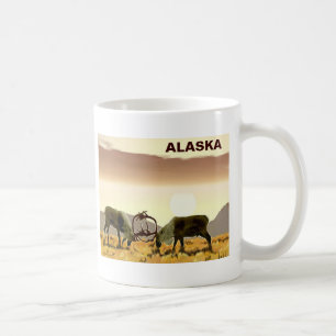 Taza De Café Duelo de caribúes - Alaska