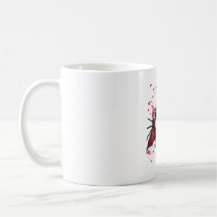 Taza De Café Duelo de samuráis calavera