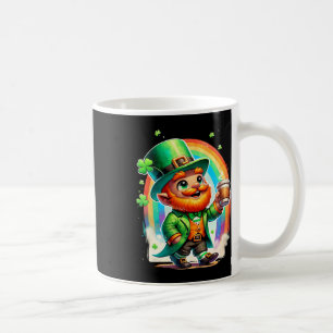 Taza De Café Duende bebiendo café Día de San Patricio irlandés 