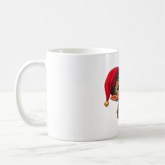 Taza De Café Duende de Caramelo Navideño