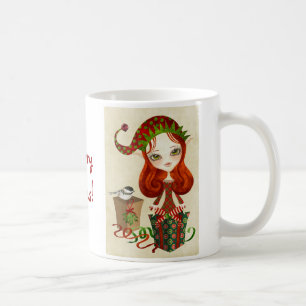 Taza De Café Duende de Navidad Jollybelle