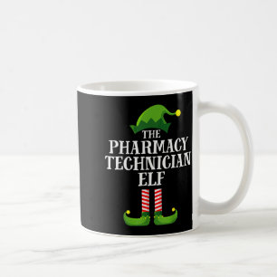 Taza De Café Duende de técnico de farmacia coincidente grupo fa