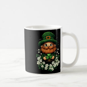 Taza De Café Duende Trébol Niñas Niños Día de San Patricio Duen