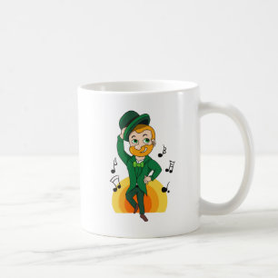 Taza De Café Duenende bailarín, caricatura del Día de San Patri