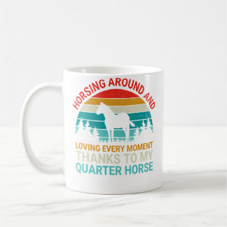 Taza De Café Dueño de caballo cuarto de milla americano Caballo