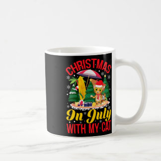 Taza De Café Dueño de gato divertido de Navidad - Navidad en ju