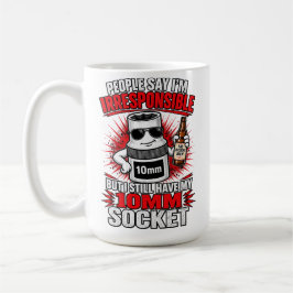 Taza De Café Dueño de Llave de 10mm Irresponsable
