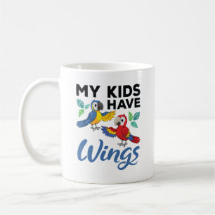 Taza De Café Dueño de loro de Macaw, amigo de mis hijos, tiene 