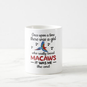 Taza De Café Dueño de Macaw Regalos Chica de Macaw Lover