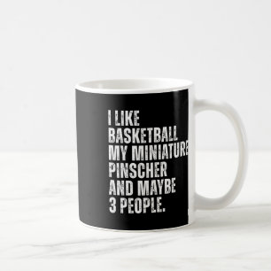 Taza De Café Dueño de perro Pinscher Miniatura Amante de Sketll