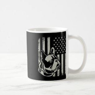 Taza De Café Dueño Patriótico de Bulldog Francés Amante de la B